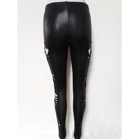 ROCKSTAR - MEDIUM/LARGE - Junior/Women's Super Sexy Cut and Weaved leggings - Picture 5 of 8